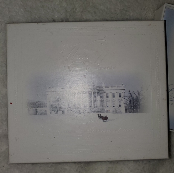 5 for $20 | NIB 2006 Tiffany Glass In The White House Christmas Ornament - Picture 10 of 10